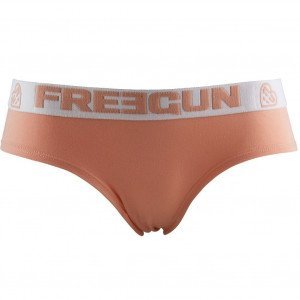 FREEGUN Shorty Femme Microfibre BMASSA Abricot Blanc