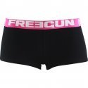 FREEGUN Boxer Fille Coton SHOCASSA Noir Rose