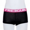 FREEGUN Boxer Fille Coton SHOCASSA Noir Rose