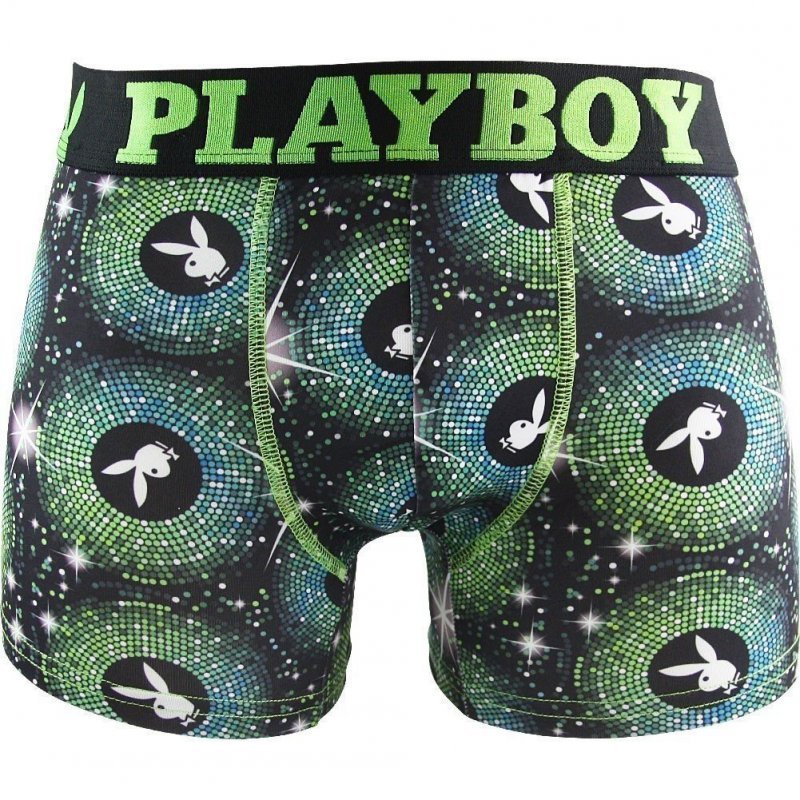 PLAYBOY Boxer Homme Microfibre TRENDY disco