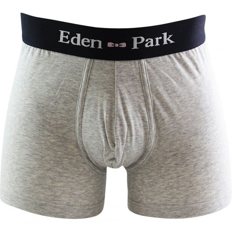 EDEN PARK Boxer Homme Coton ONE Gris mélangé