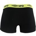 UMBRO Boxer Homme Coton BCASS3 Noir Vert