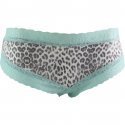 NO PUBLIK Shorty Femme Microfibre Dentelle PANTHERE Ciel