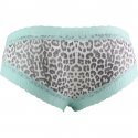 NO PUBLIK Shorty Femme Microfibre Dentelle PANTHERE Ciel