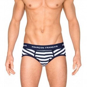 GARCON FRANCAIS Slip Homme Coton NICE Marinière