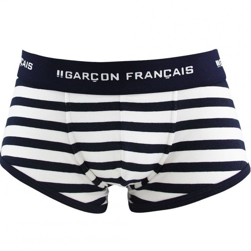 GARCON FRANCAIS Shorty Homme Coton TOULOUSE Marinière