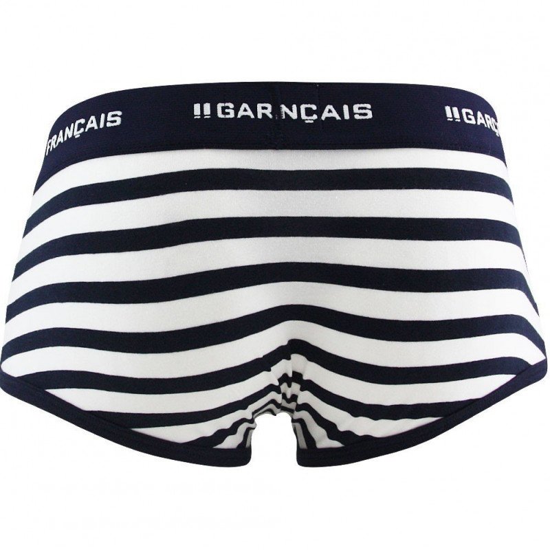 GARCON FRANCAIS Shorty Homme Coton TOULOUSE Marinière