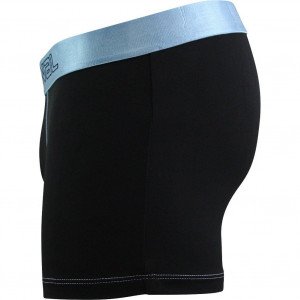 MARGINAL Boxer Homme Microfibre TRAVIS Noir Bleu
