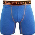 FREEGUN Boxer Long Homme Microfibre ATH Bleu Orange AKTIV