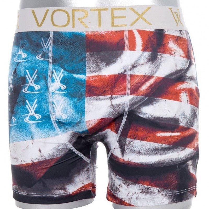 VORTEX Boxer Garçon Microfibre FLAG Rouge