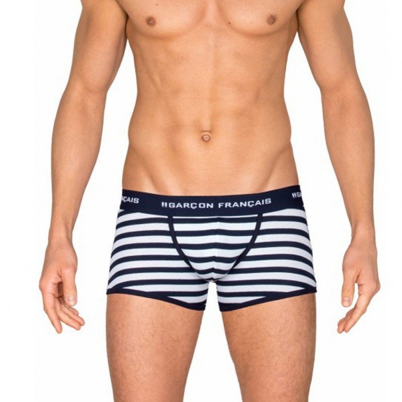 GARCON FRANCAIS Boxer Homme Coton LILLE Marinière