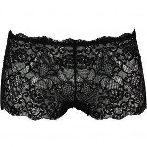 FREEGUN Boxer Femme Dentelle BDASS Noir