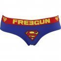 FREEGUN Shorty Femme Microfibre BM2S1 Bleu DC COMICS