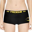 FREEGUN Boxer Fille Coton SHCBAT Noir DC COMICS