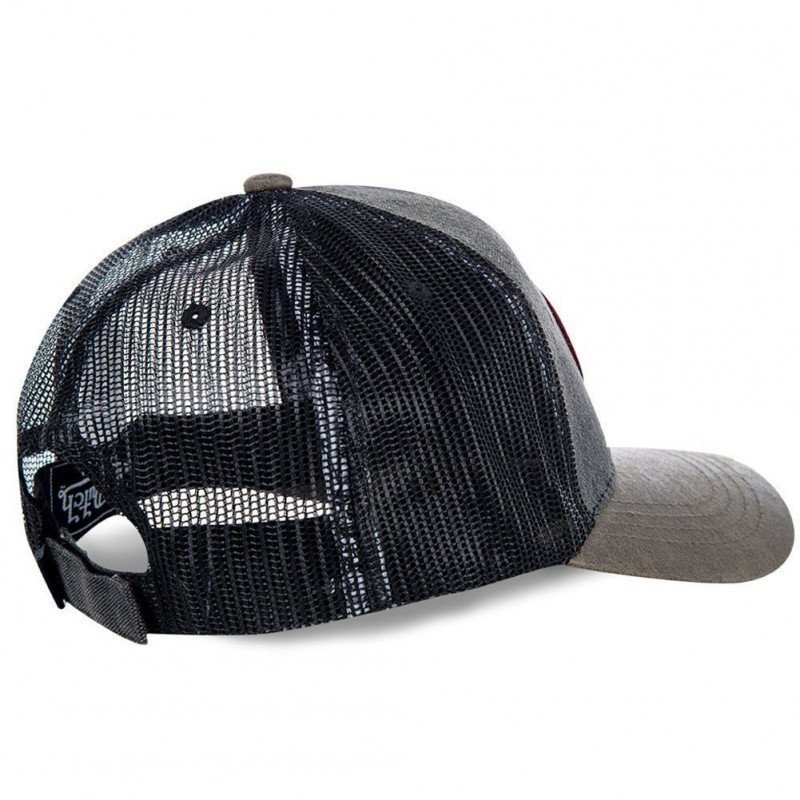 VON DUTCH Casquette Homme Microfibre ROB Gris