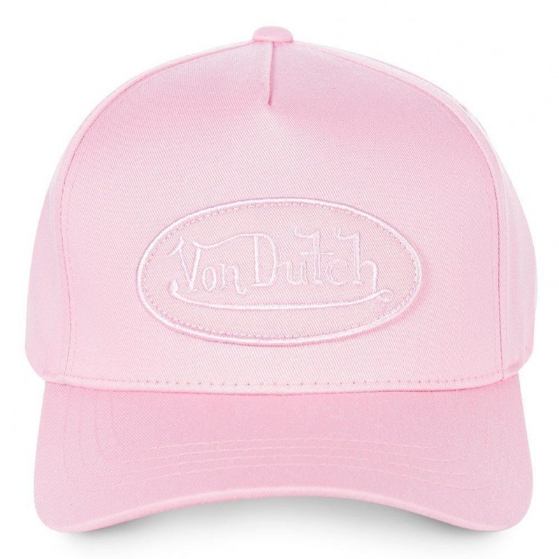 VON DUTCH Casquette Femme Coton RBFUSHIA Rose pâle