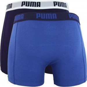 PUMA Lot de 2 Boxers Homme Coton BASIC Marine Roi