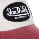 VON DUTCH Casquette Homme Coton JACKBWR Blanc Bleu Rouge