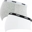 PUMA Lot de 2 Shortys Femme Coton ICONIC Souris Blanc