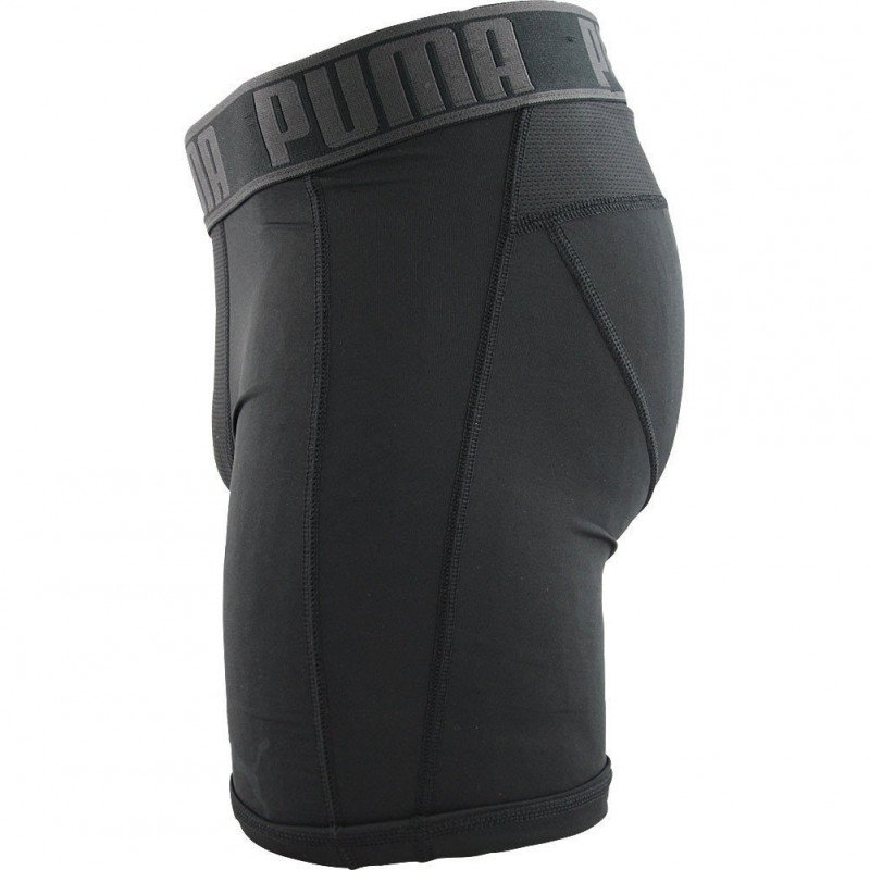 PUMA Boxer long Homme Microfibre ACTIVE Noir