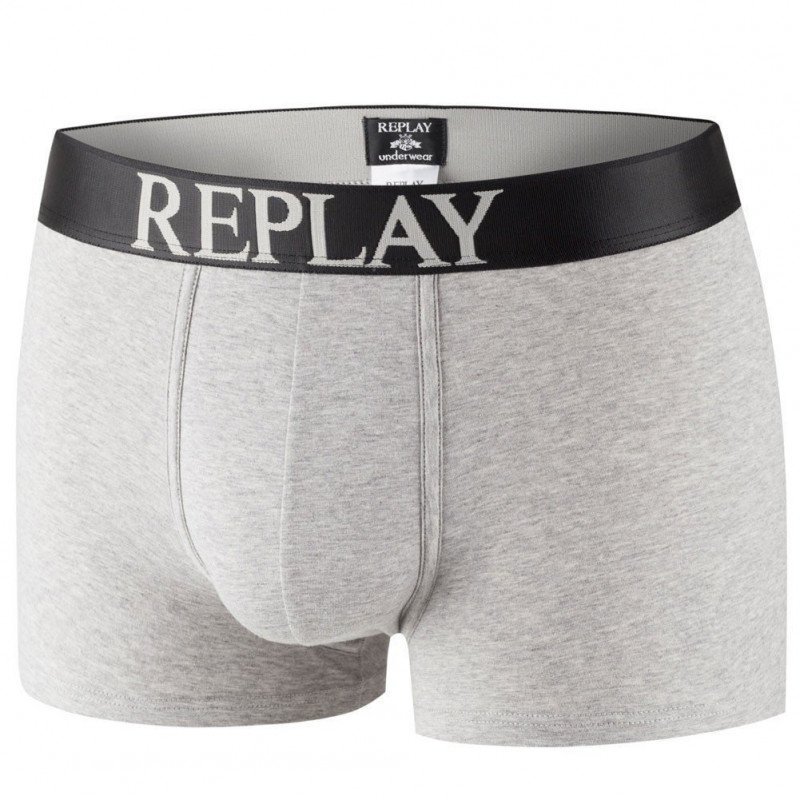 REPLAY Boxer Homme Coton INSCN Souris chiné