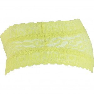 NO PUBLIK Shorty Femme Dentelle LEOPARD Jaune