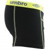 UMBRO Boxer Homme Coton BCASS4 Noir Jaune