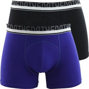 ATHENA Lot de 2 Boxers Homme Coton BIO Noir Indigo