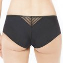 LOU Shorty Femme Microfibre STRIPES Noir