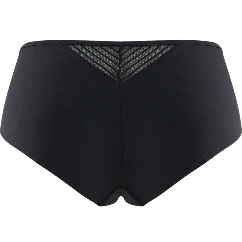 LOU Shorty Femme Microfibre STRIPES Noir