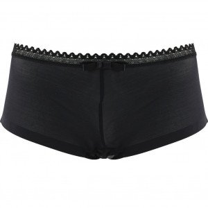 LOU Shorty Femme Microfibre OXYGENE Noir
