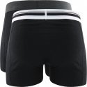 PUMA Lot de 2 Boxers Homme Coton PLACED LOGO Noir