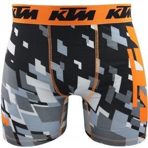 KTM Boxer Homme Microfibre PIX Gris Noir