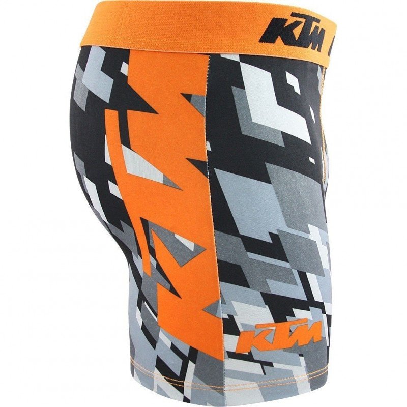 KTM Boxer Homme Microfibre PIX Gris Noir