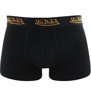VON DUTCH Boxer Homme Coton BCCLASS2 Noir Orange