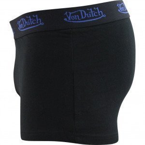 VON DUTCH Boxer Homme Coton BCCLASS2 Noir Bleu