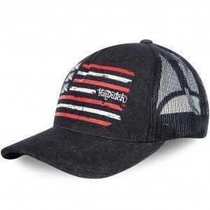 VON DUTCH Casquette Homme Microcoton FLG Noir Rouge