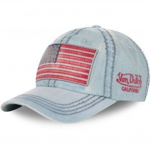 VON DUTCH Casquette Homme Coton WALTON04 Ciel