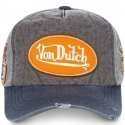 VON DUTCH Casquette Homme Coton JACKGMO Gris