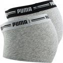 PUMA Lot de 2 Boxers Femme Coton ICONIC Souris chiné