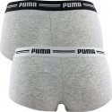 PUMA Lot de 2 Boxers Femme Coton ICONIC Souris chiné