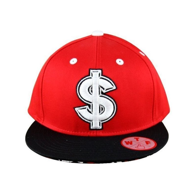 WTF Casquette coton DOL Rouge