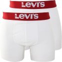 LEVI'S Lot de 2 Boxers Homme Coton CLASSIC Blanc