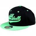 OFFICIAL US MARSHALL Casquette coton FLUO Noir Vert