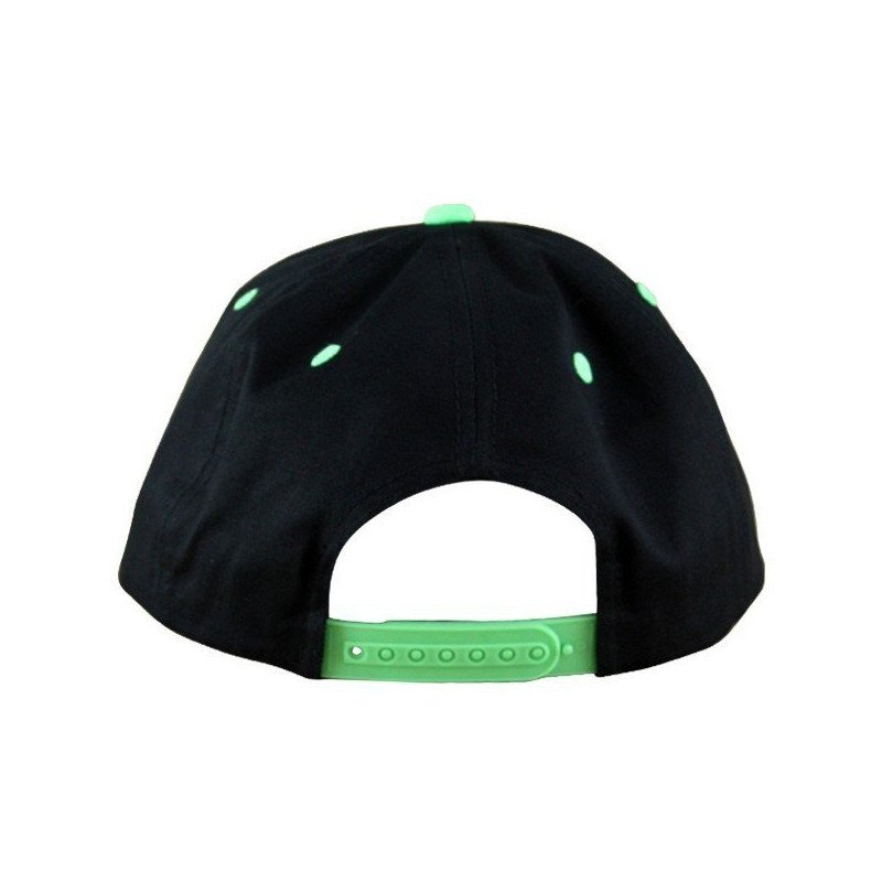 OFFICIAL US MARSHALL Casquette coton FLUO Noir Vert