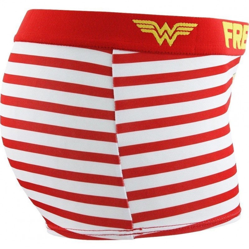 FREEGUN Boxer Fille Microfibre SHMW2 Blanc Rouge DC COMICS