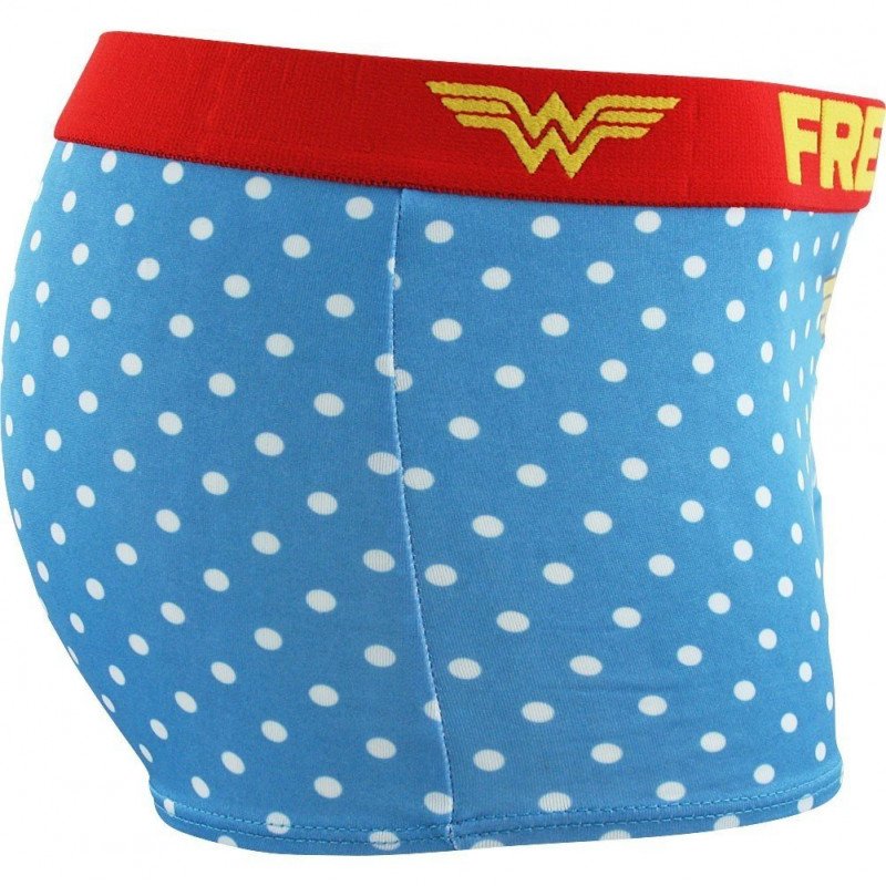 FREEGUN Boxer Fille Microfibre SHMW1 Bleu Blanc DC COMICS