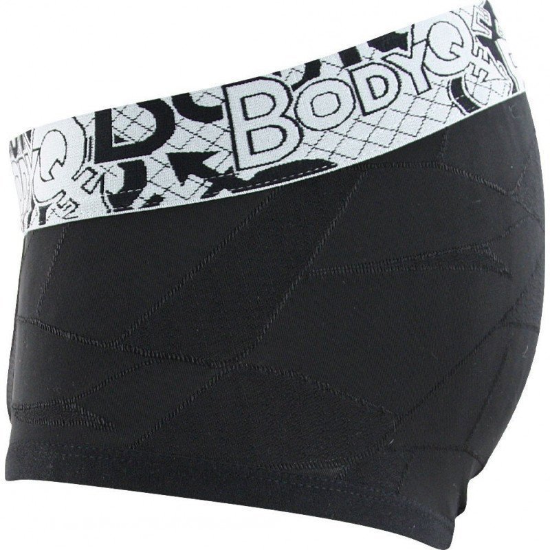 BODY Q Shorty Homme Microfibre BMASS1 Noir Rouge