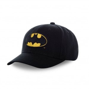 FREEGUN Casquette Garçon Coton BAT1 Noir Jaune DC COMICS