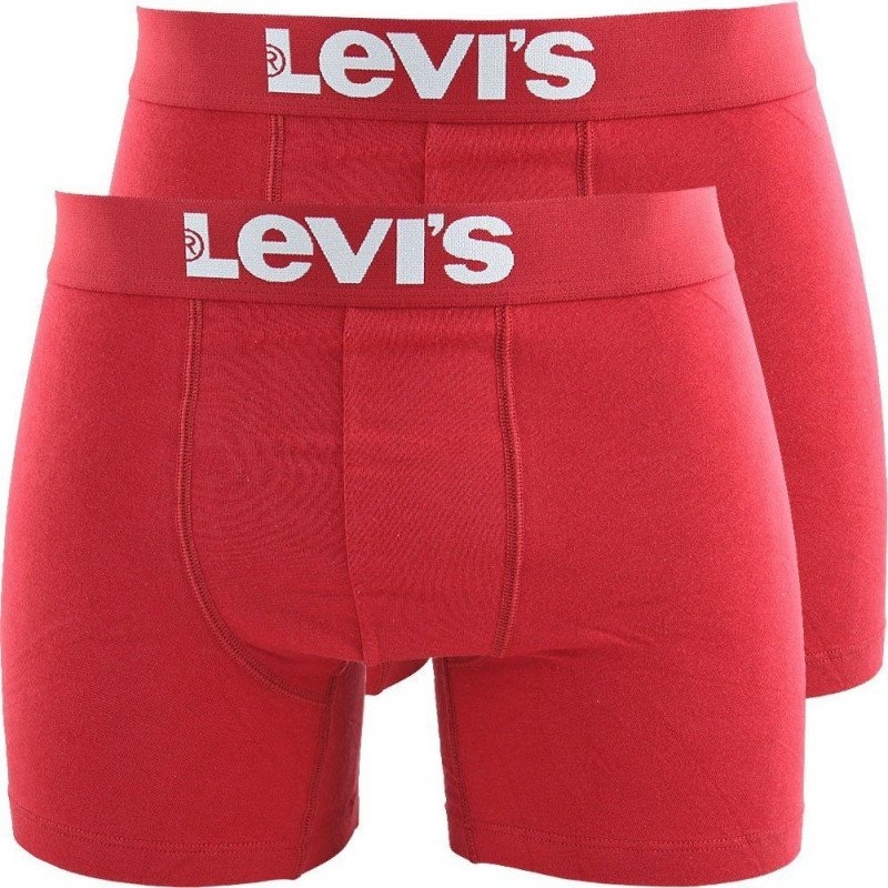 LEVI'S Lot de 2 Boxers Homme Coton CLASSIC Chili Pepper